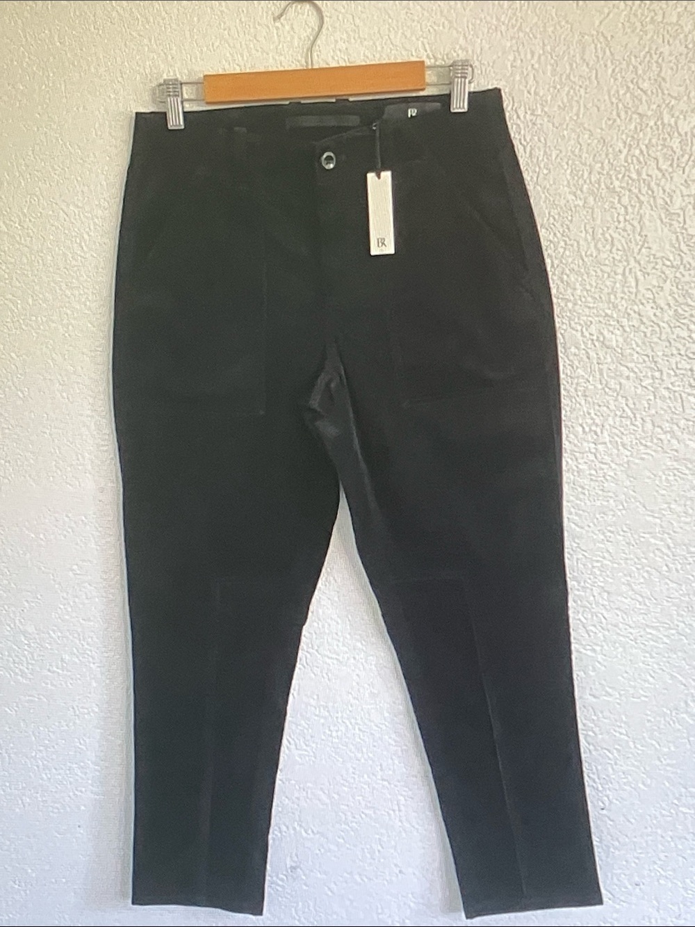 Banana Republic Black Women's Cropped Corduroy Pants